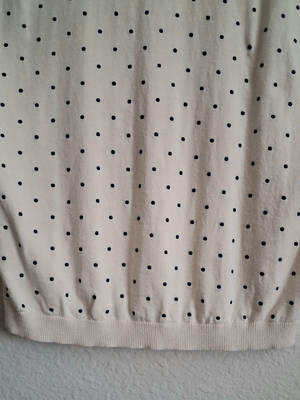Talbots Cream Sleeveless Polka Dot Tank - Picture 7 of 8